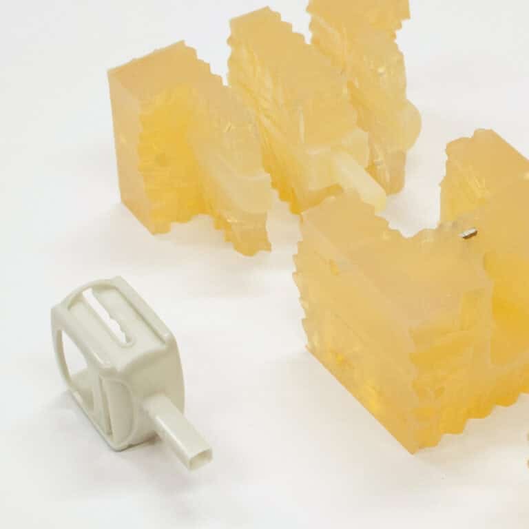 Silicone mould and PU part