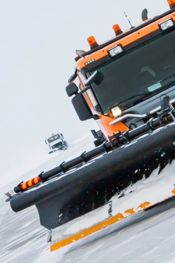 snowplow blade in PU