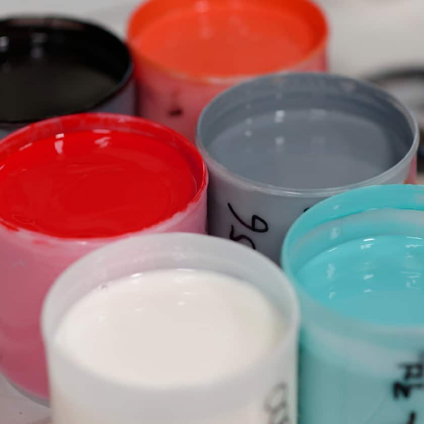 PVC paste with various viscosities and colours