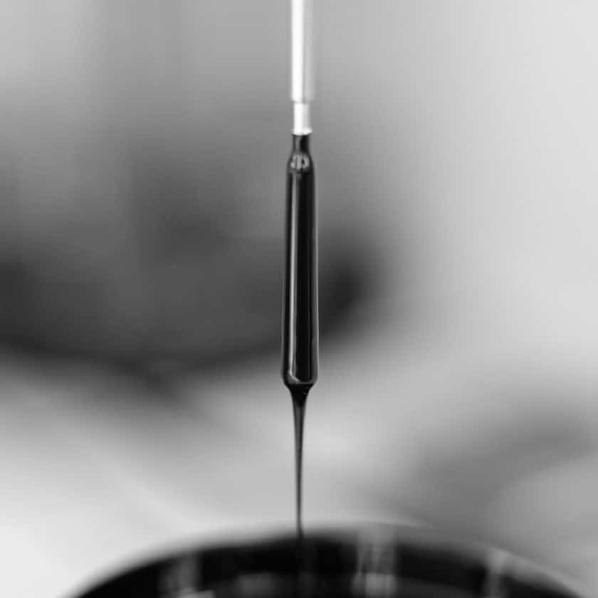 Testing the plastisol's viscosity